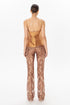 Soft V-Neck Chain Hanging Blouse